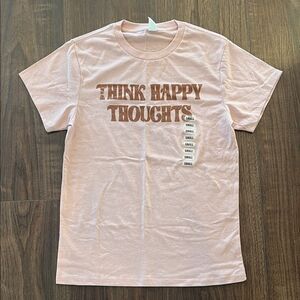 Women’s Generic Tshirt “Think Happy Thoughts
Size Small